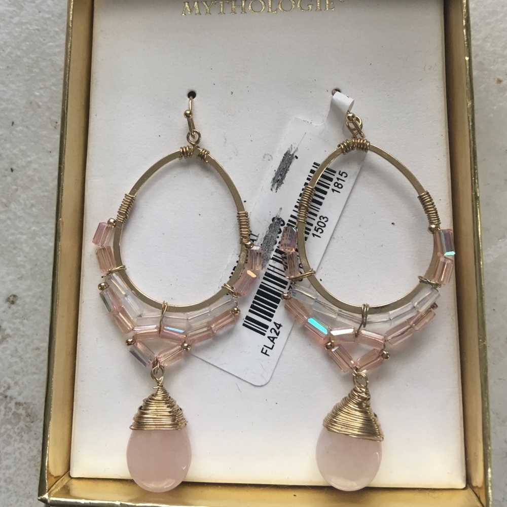 Mythologie Hoop Dangle wire Earrings